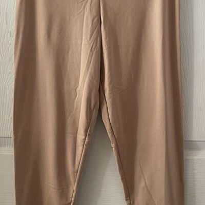 NWT Elita Warm Wear Ankle Length Legging Style 2300 / Beige / Large